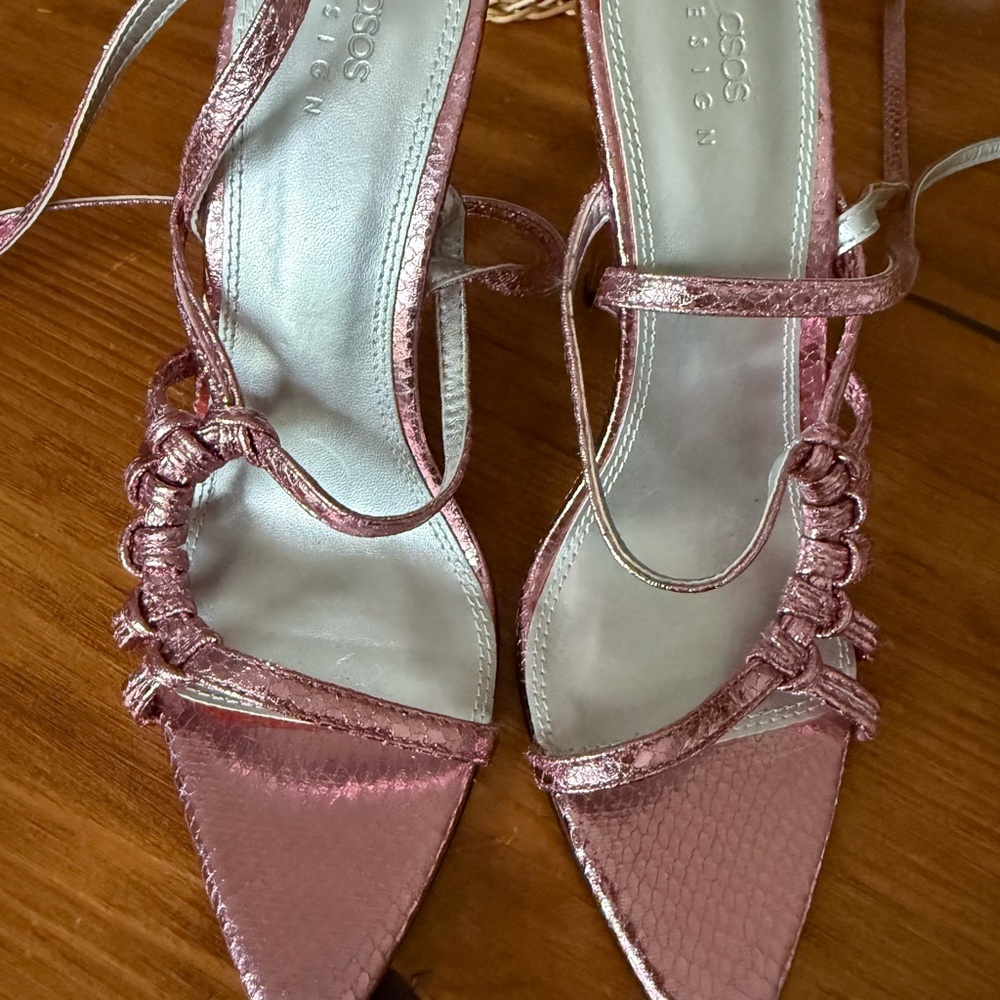 ASOS Metallic Heels - Picture 2 of 5